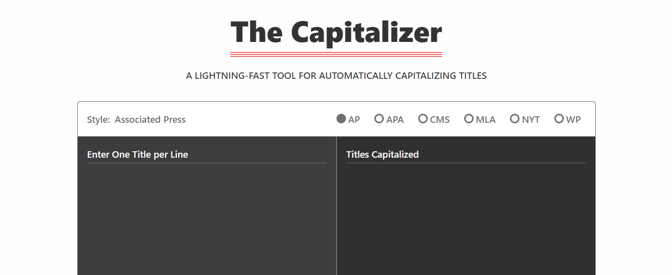 The Capitalizer