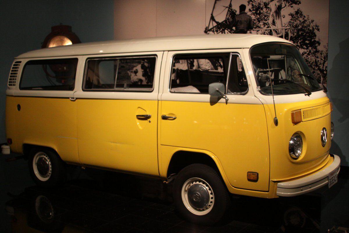 VW Bus from Little Miss Sunshine movie at Petersen Car Collection