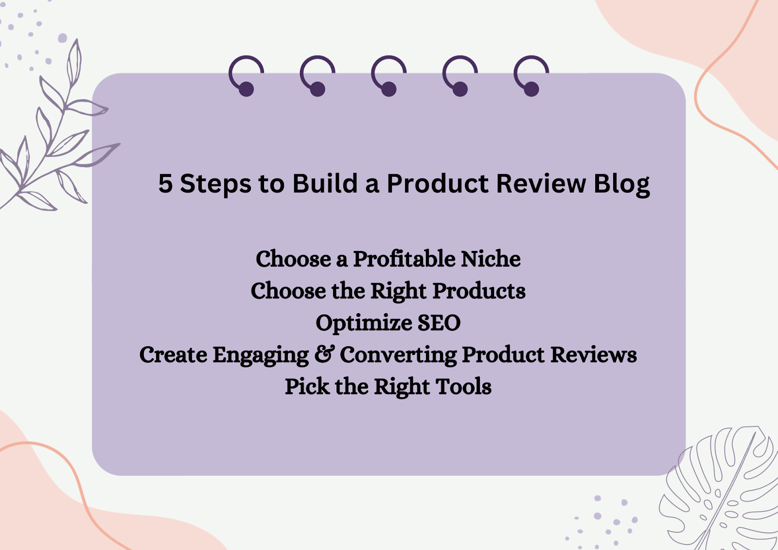 5 Steps to Build a Profitable Product Review Blog