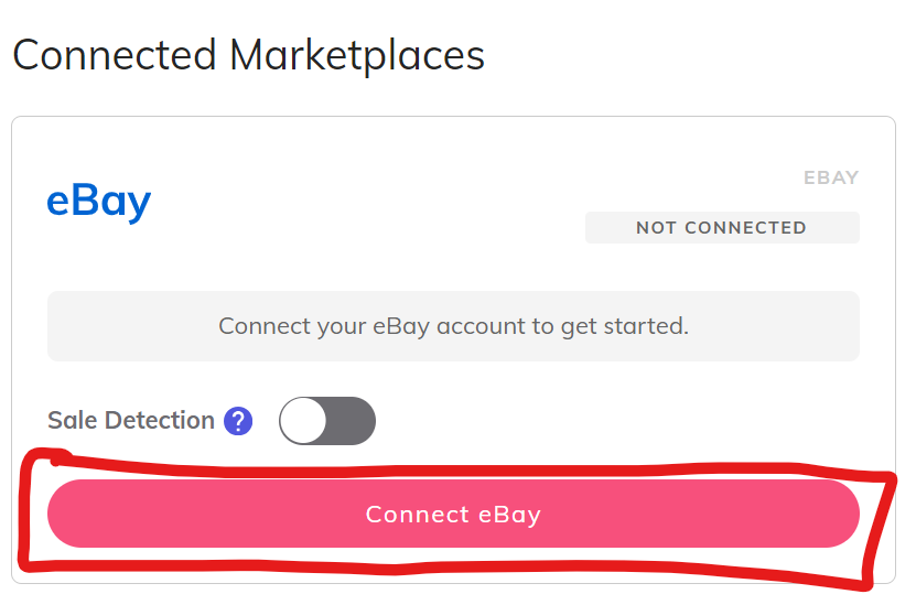 connect ebay account