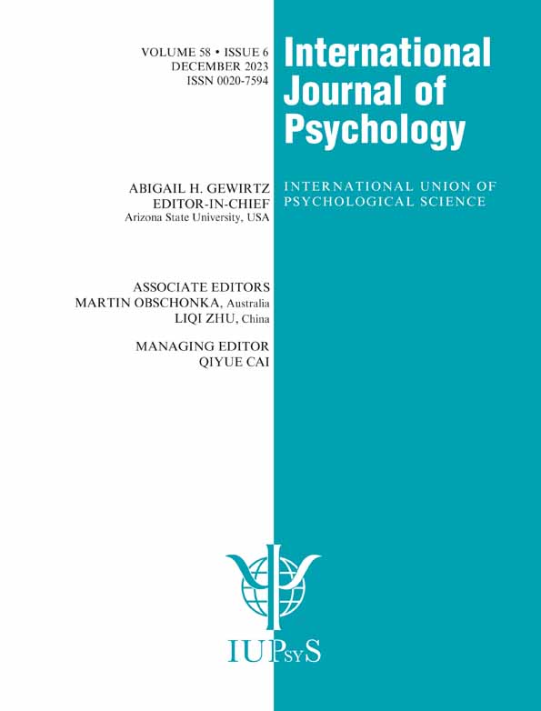 international journal of psychology 
