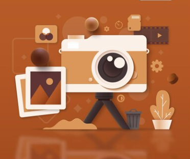 A photography blog's illustration