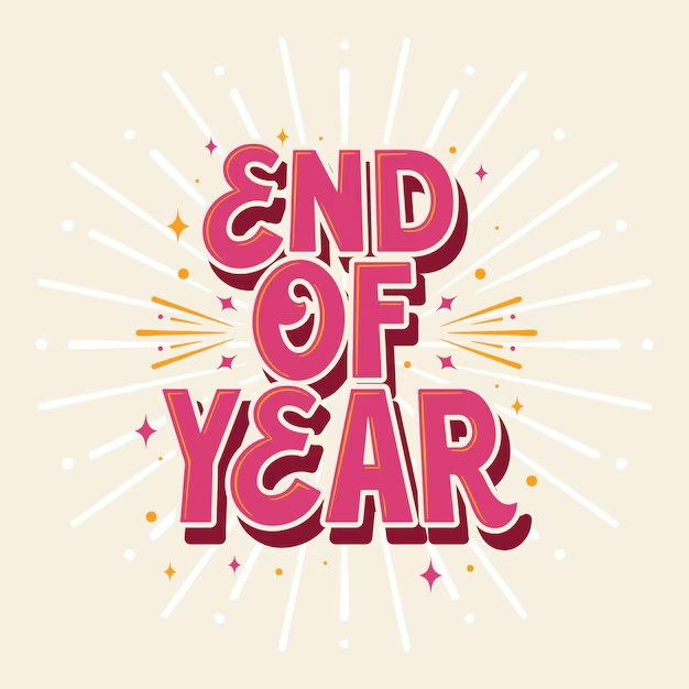 Cute Pink Graphic for End of Year