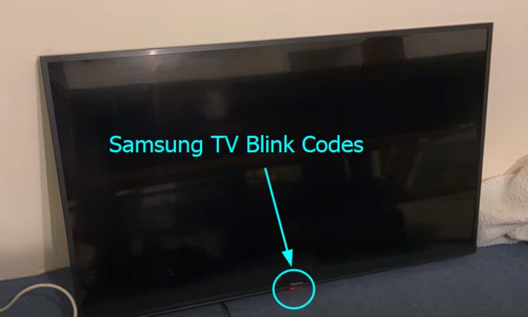 samsung tv blink codes