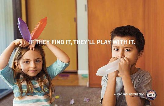 Lock Up Your Guns: Funny Ad Campaign Uses Dildos & Condoms To Promote Gun  Safety | Bored Panda