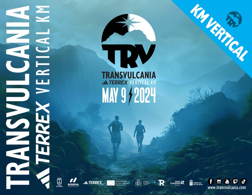 Cartel Kilómetro Vertical Transvulcania 2024