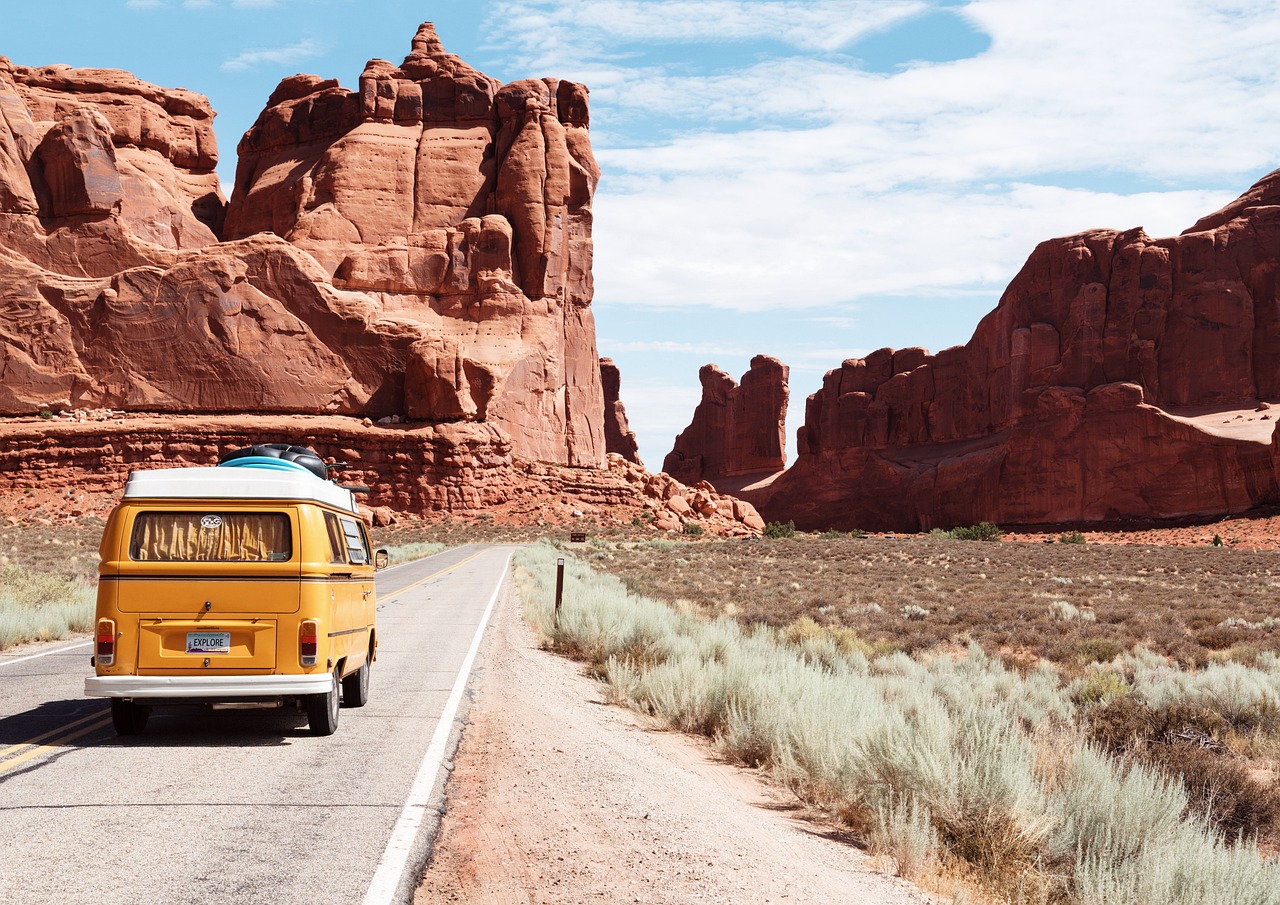 Free Arches National Park Van photo and picture