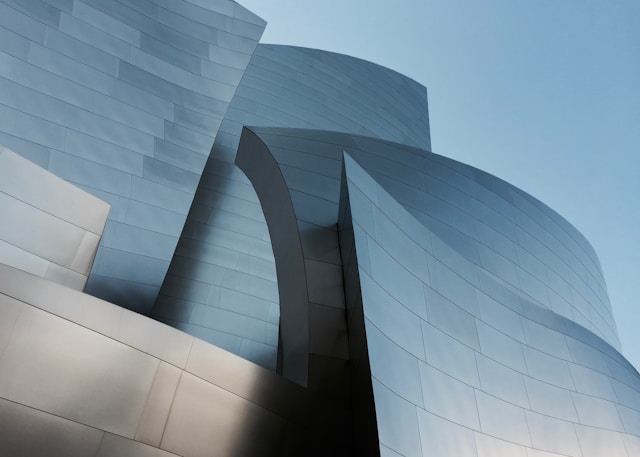 Zaha Hadid's iconic walt disney theater which makes use of parametric design principles