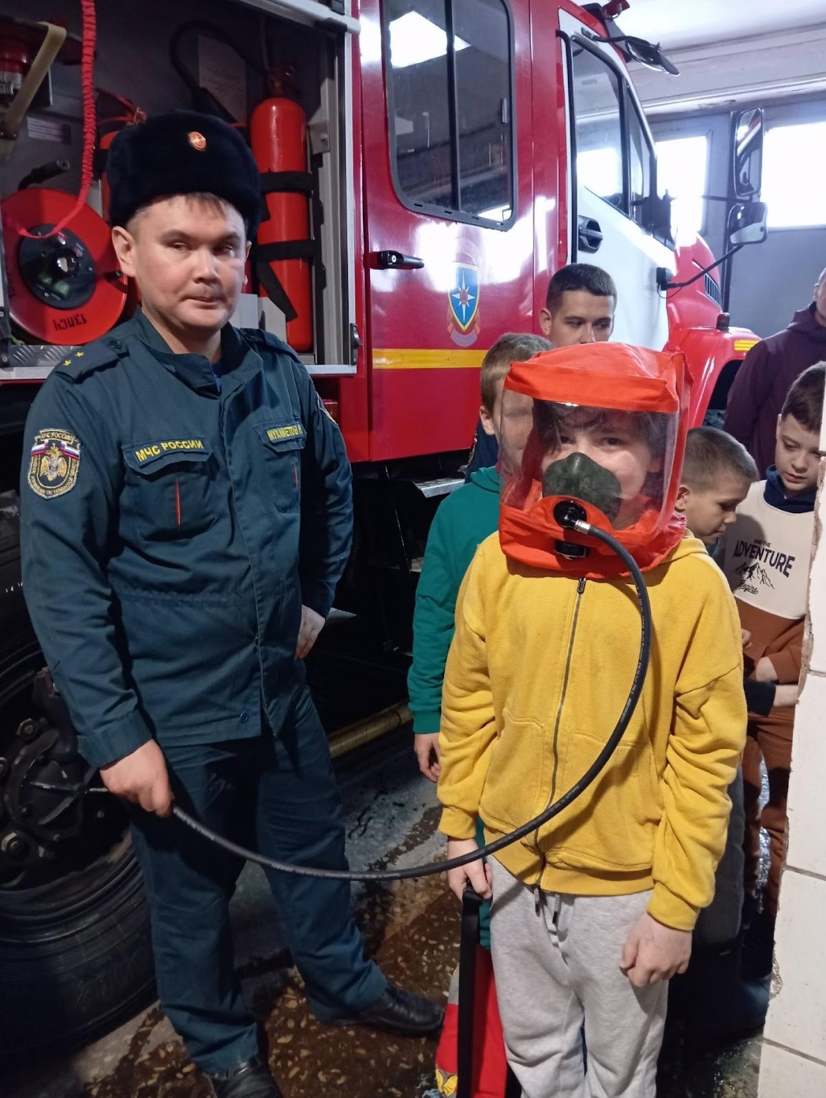 Экскурсия в пожарно-спасательную часть