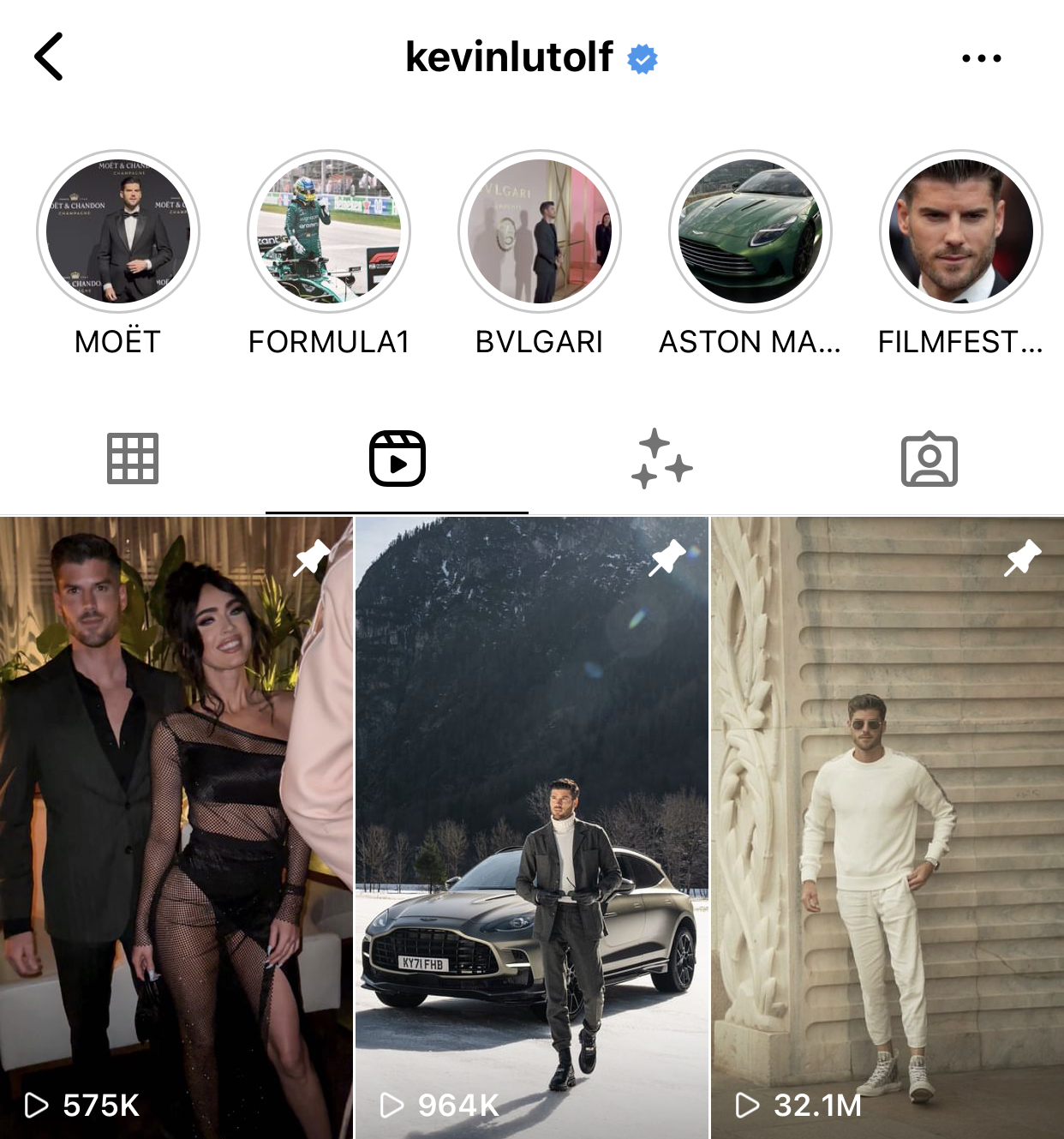 Pinning reels on Instagram make them more accessible to your profile visitors. Pins stay at the top of your profile, offering easy access for viewers. 