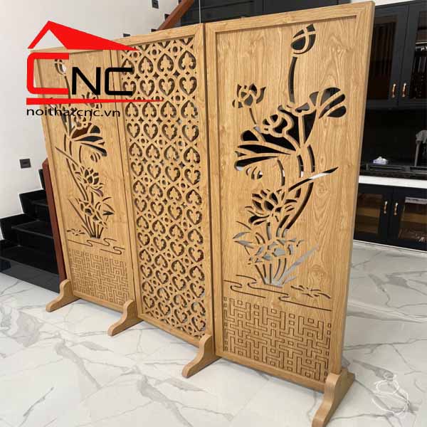 Mua bình phong di động trang trí chất lượng tại Nội Thất CNC