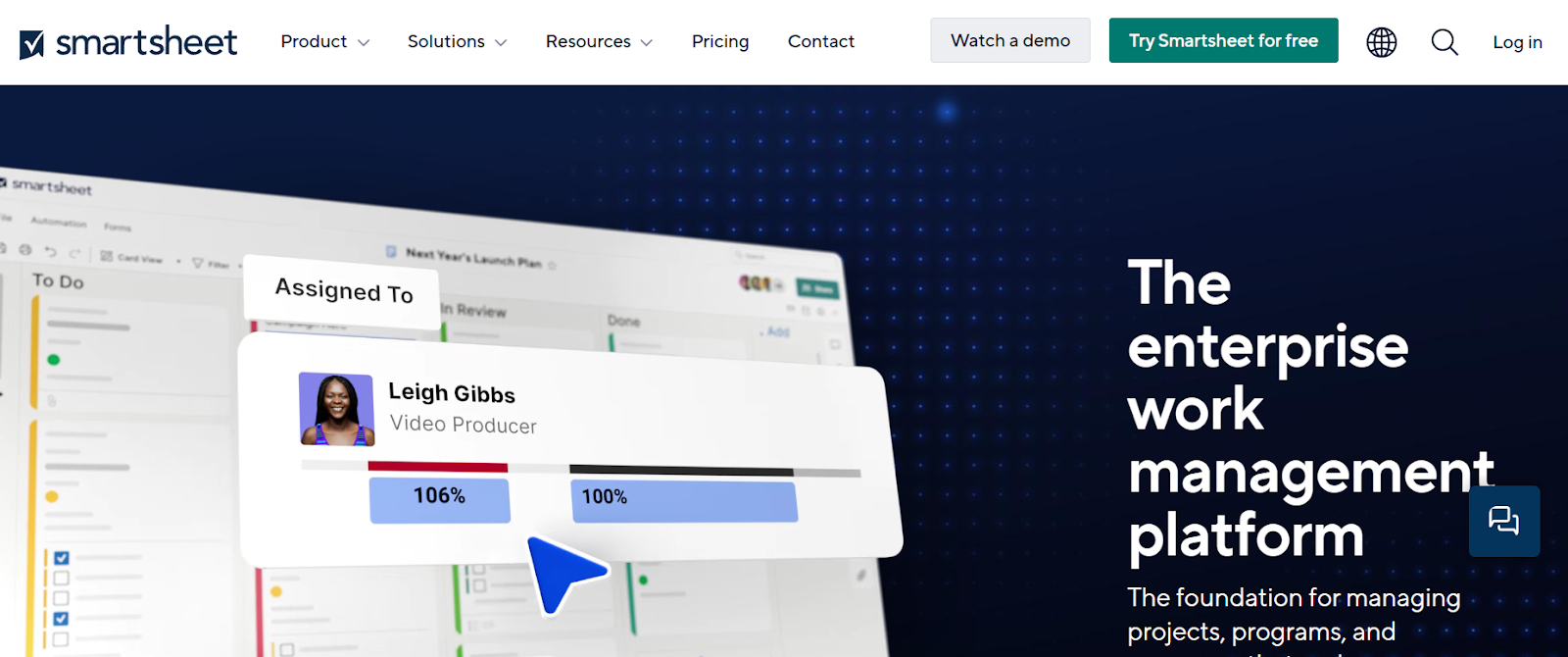 Smartsheet: The enterprise work management platform