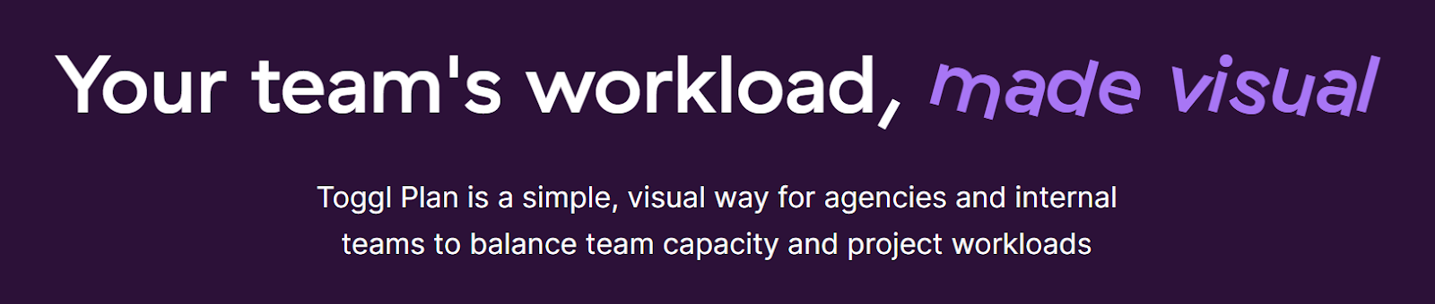 Image showing Toggl as one of the best agile workflow tools