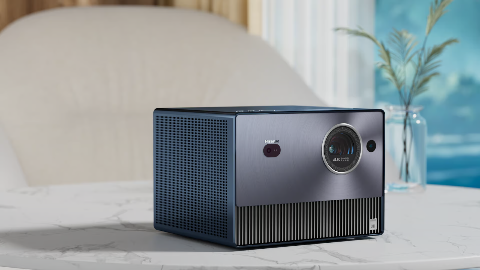 Hisense C1 4K UHD Triple Color RGB Laser Portable Mini Projector.