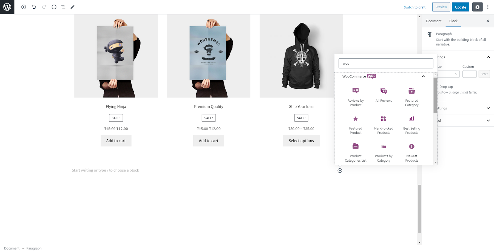 Building Your WooCommerce Shop Page 1