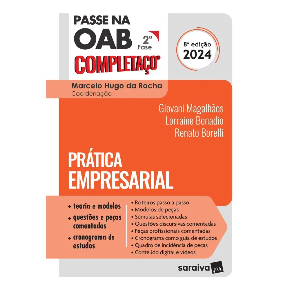 Passe na OAB 2ª Fase – Completaço – Prática Empresarial – 8ª Edição