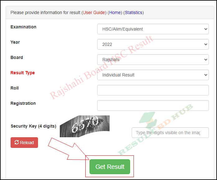 Rajshahi Board HSC Result 2023