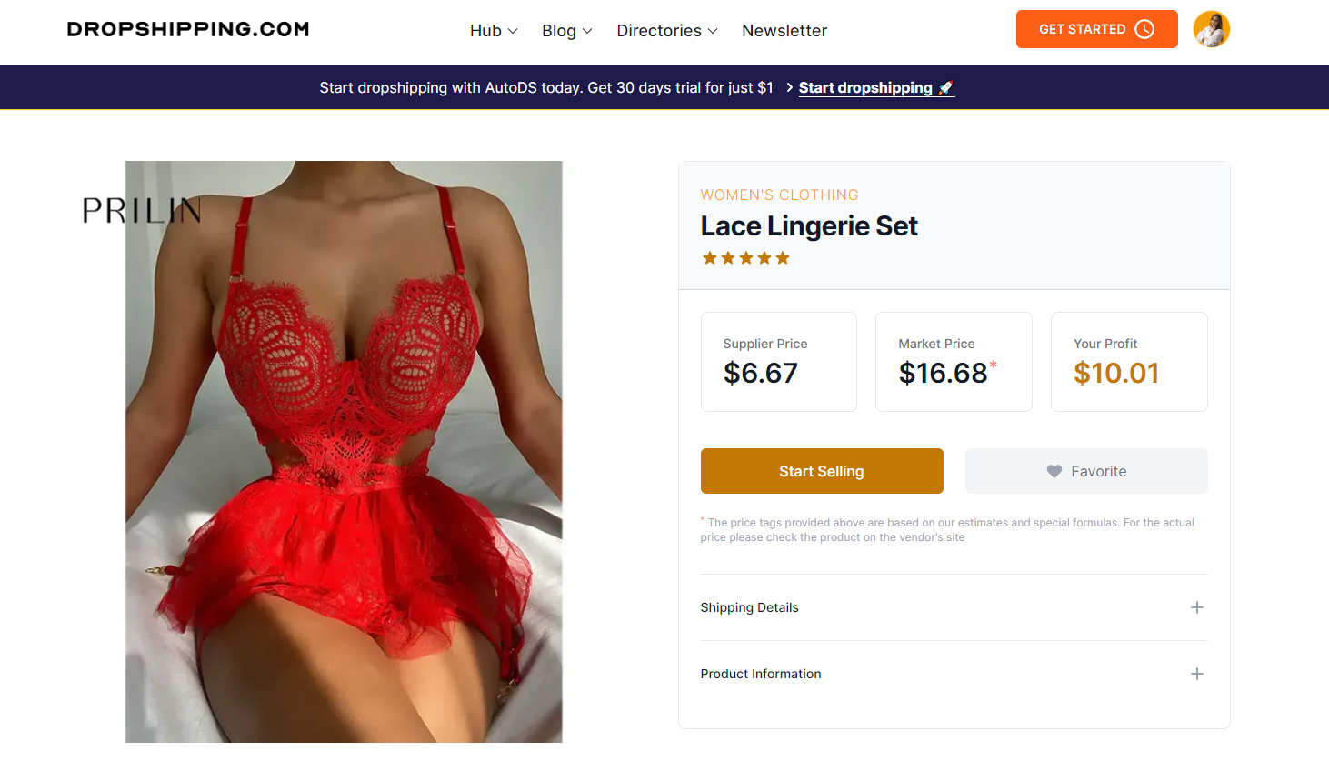 lingerie to sell online