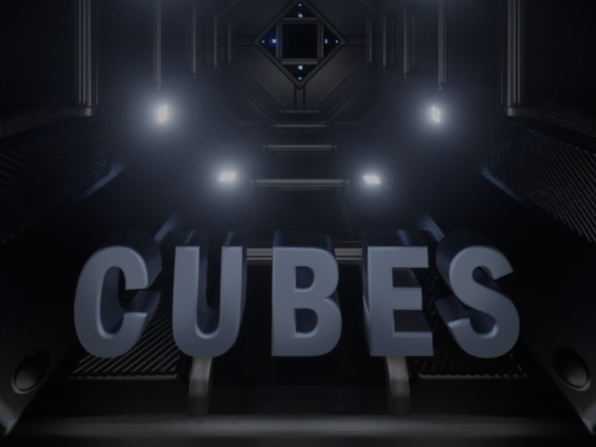 The image preview for the VRChat world called CUBES