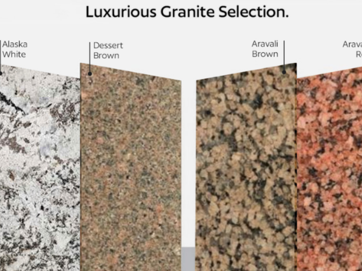 Granite slab collection