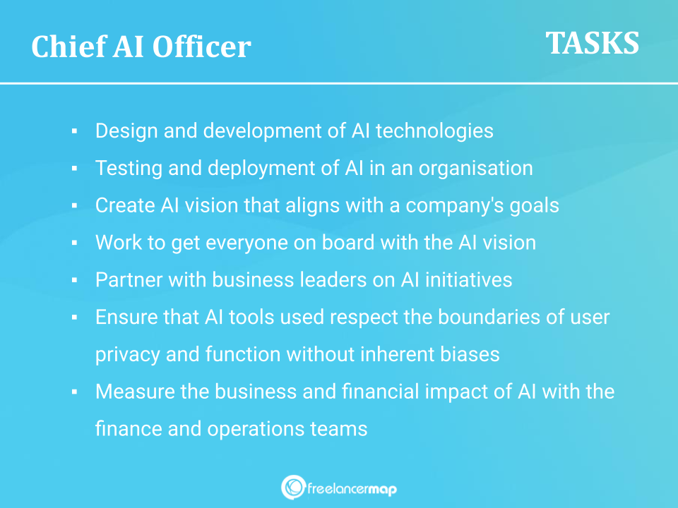 Responsibilities Of A Chief AI Officer