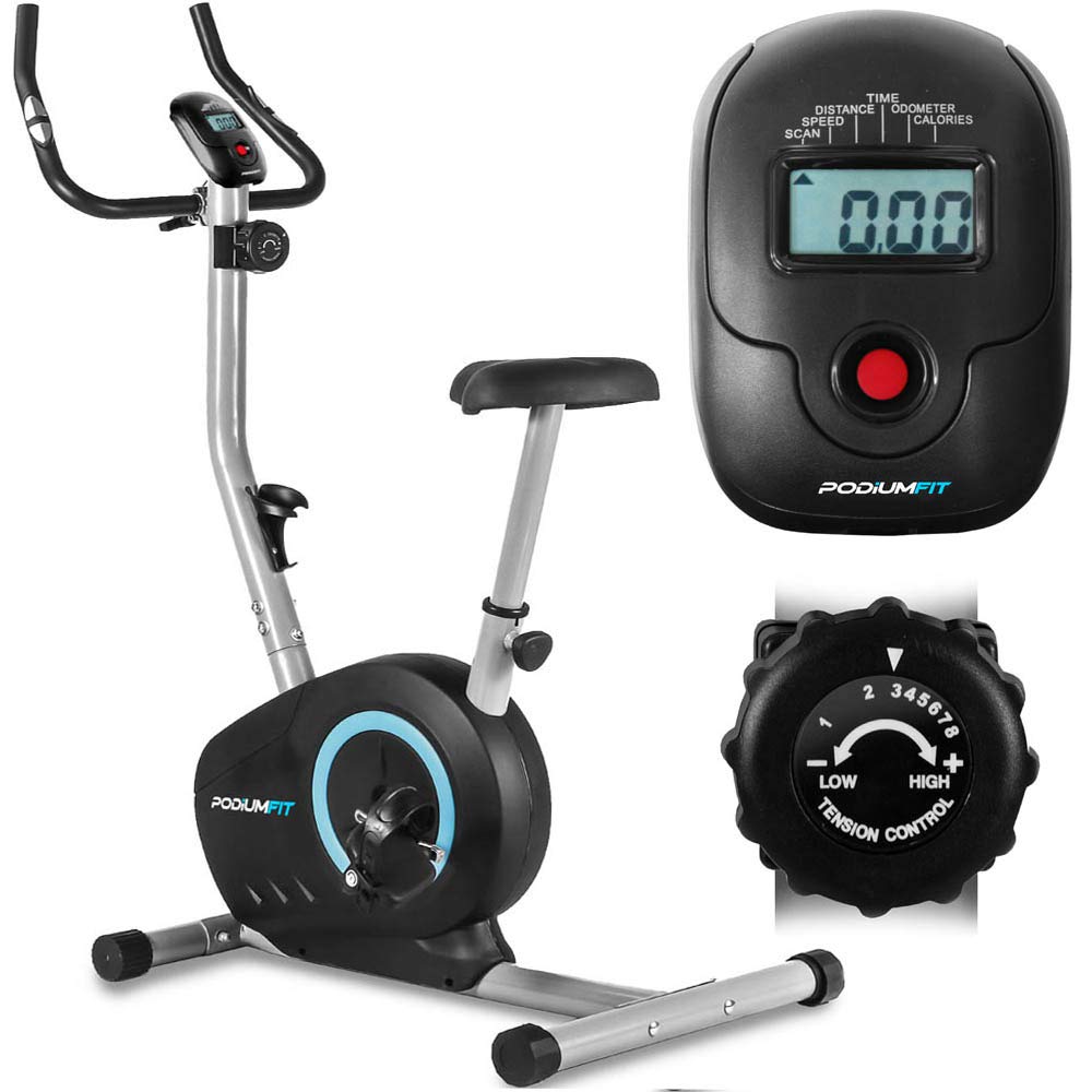 Bicicleta Ergométrica PodiumFit V200 - Magnética - 8cargas - Silenciosa