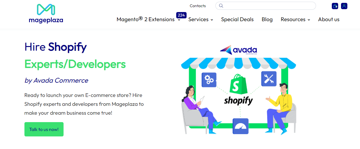 Find your ideal Shopify developers at Mageplaza