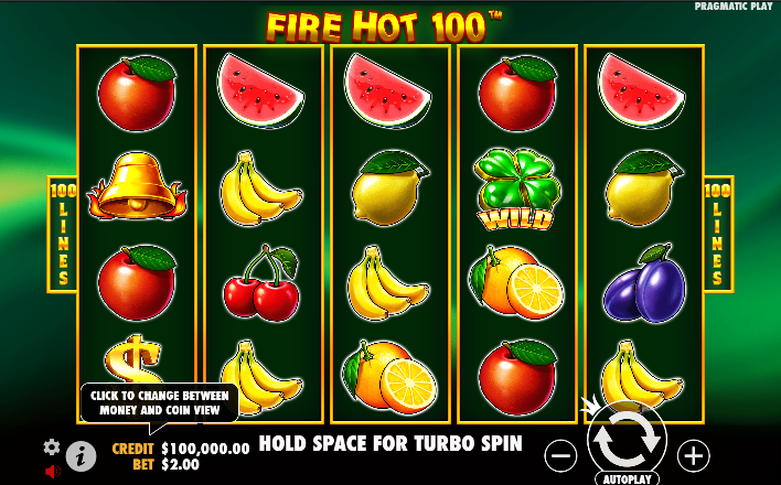 A screenshot of a slot machine

Description automatically generated