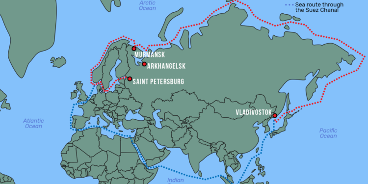 Triển vọng phát triển tuyến đường thương mại biển Á – Âu qua Bắc Băng Dương