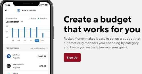 Money-savings apps like Rocket Money make the Biweekly Money Saving Challenge that much easier to complete. 