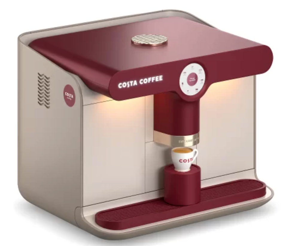 Photorealistic 3D model of a coffee machine
