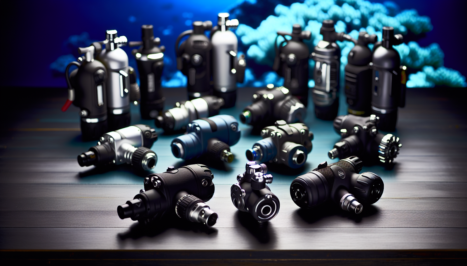 A selection of top scuba diving regulators for 2023