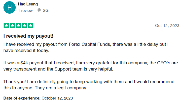 Forex Capital Funds reviews