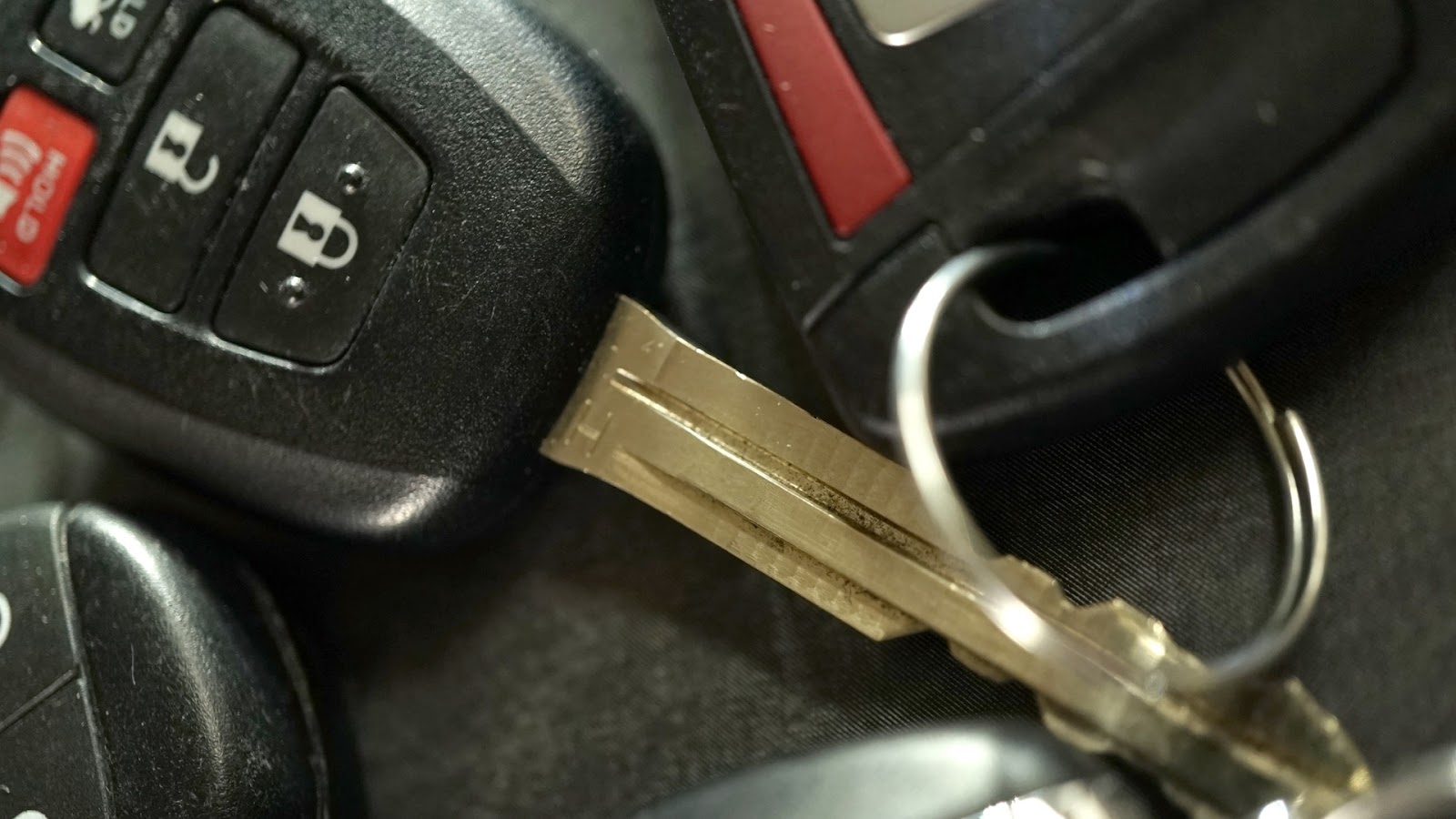 A car key fob