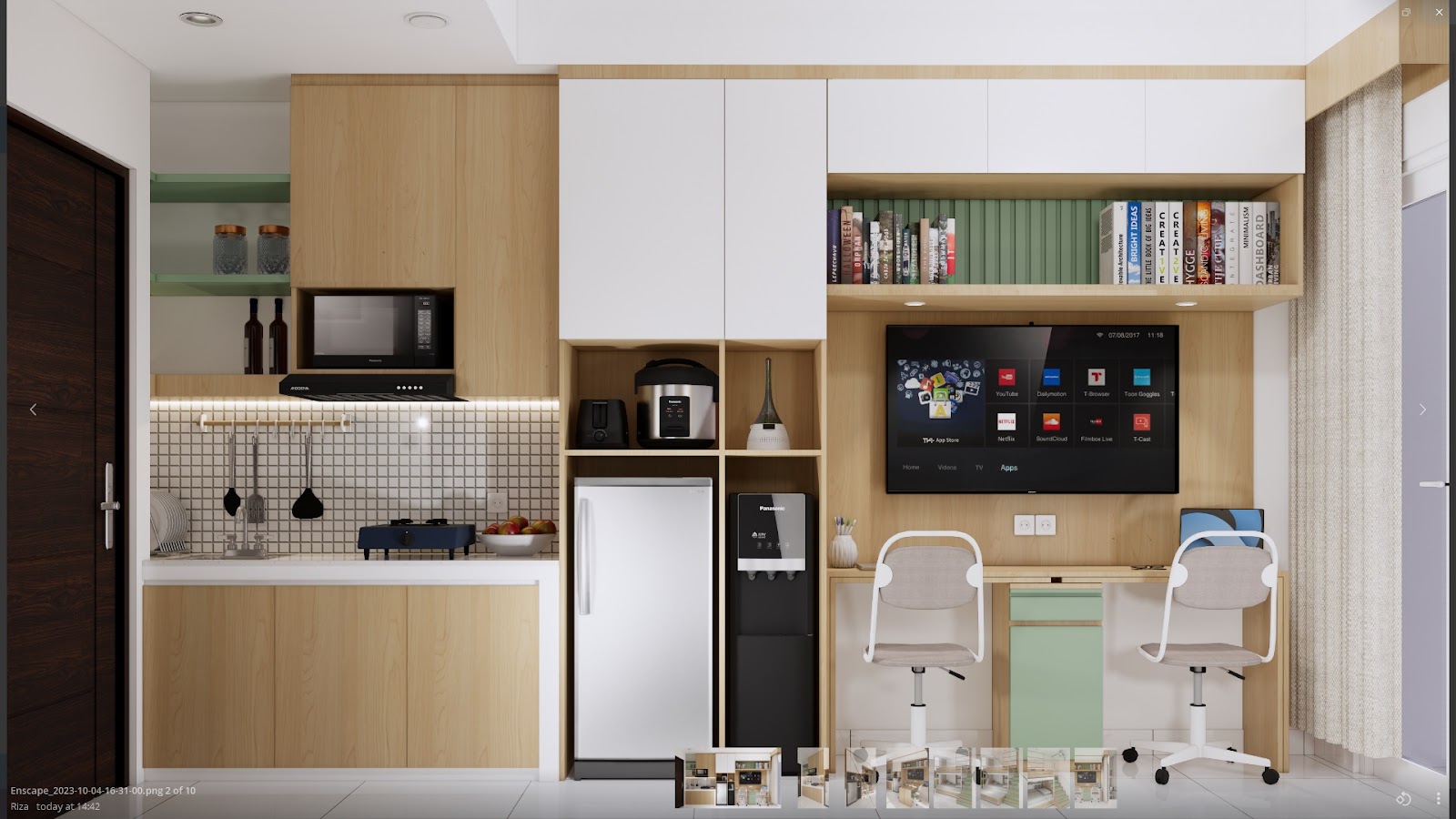 Sentuhan Japandi pada Interior Apartemen Minimalis Ibu PL