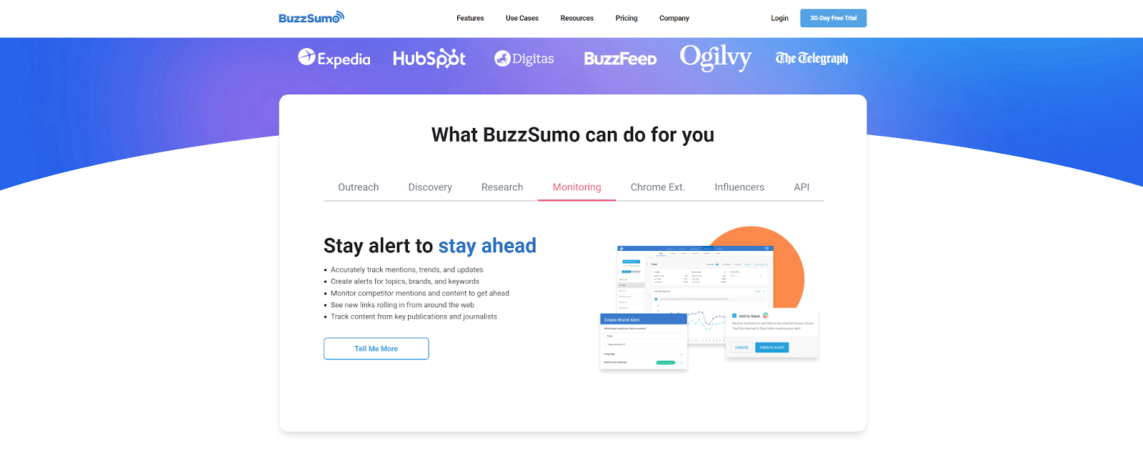 BuzzSumop social monitoring 