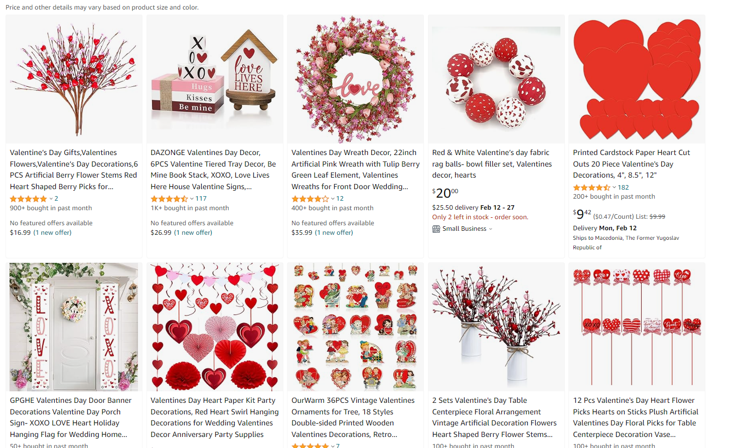 valentine decorations