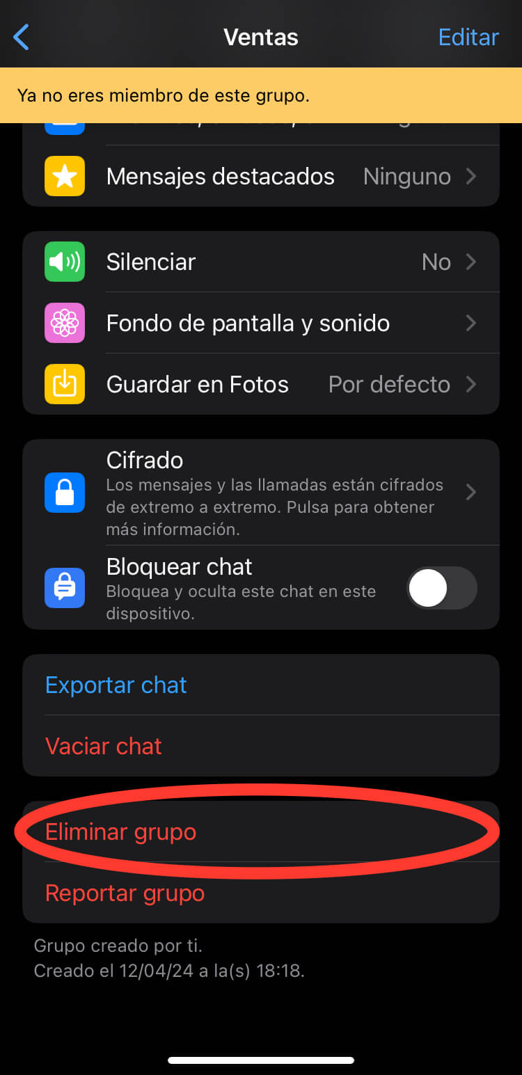 Cómo eliminar un grupo de WhatsApp correctamente? - Leadsales