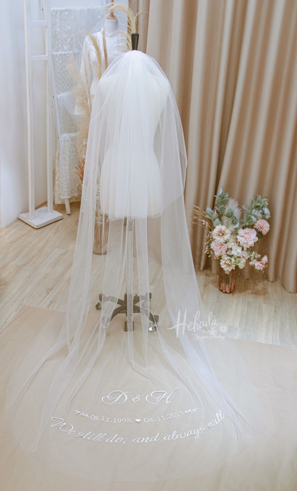 Độ dài của lúp cưới cô dâu