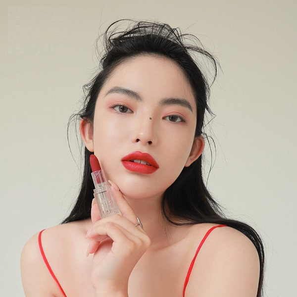 Son thỏi đỏ lì 3CE Soft Matte Lipstick Red Muse