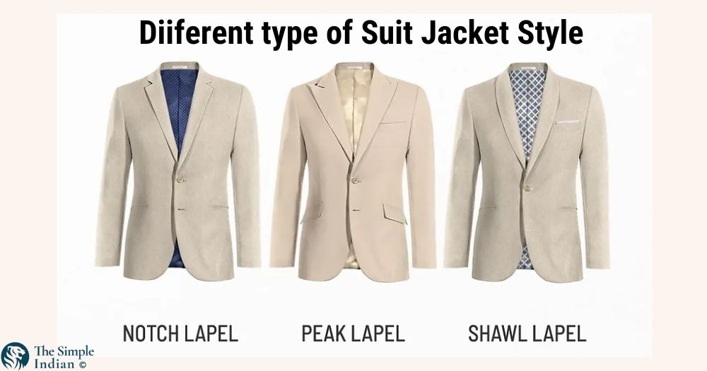 Different type of Suit Jacket Style
