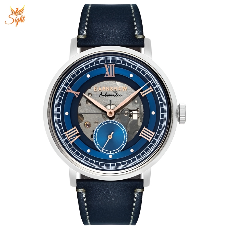 Đồng hồ Earnshaw Cornwall Blue Dial