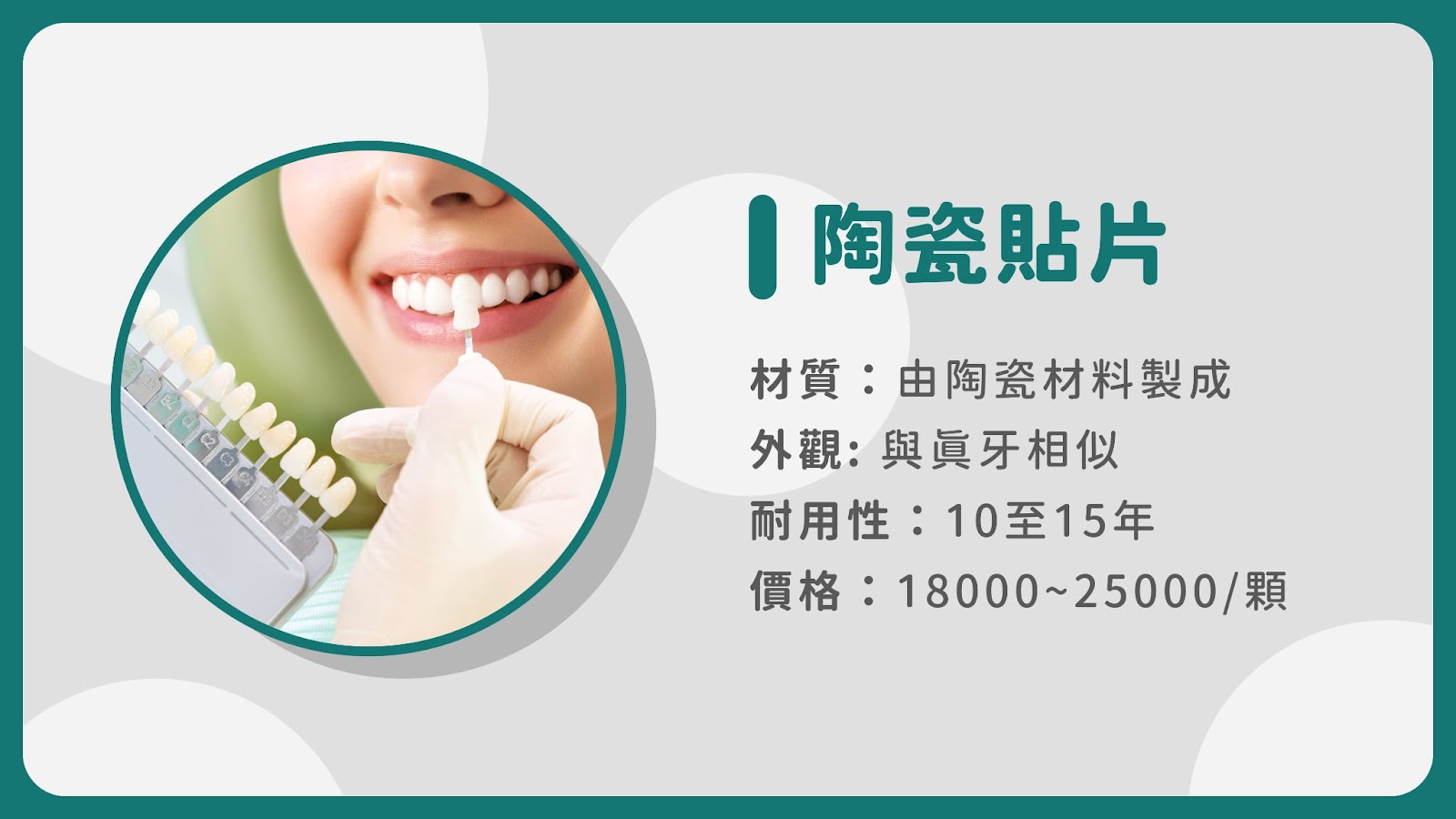 專業牙醫師操作的陶瓷貼片和坊間美容師操作的樹脂美白貼片