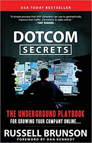 Dotcom Secrets by Russell Brunson book cover