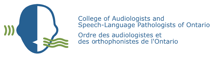 Logo de l'Ordre des audiologistes et des orthophonistes de l'Ontario.