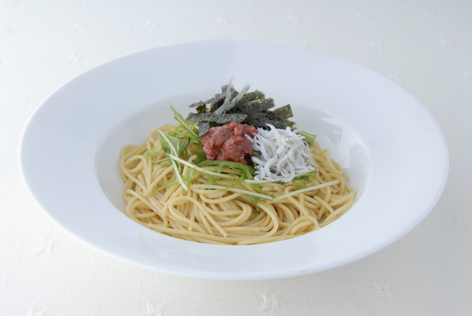 2.パスタの茹で時間で素早く作れる「梅バターパスタ」