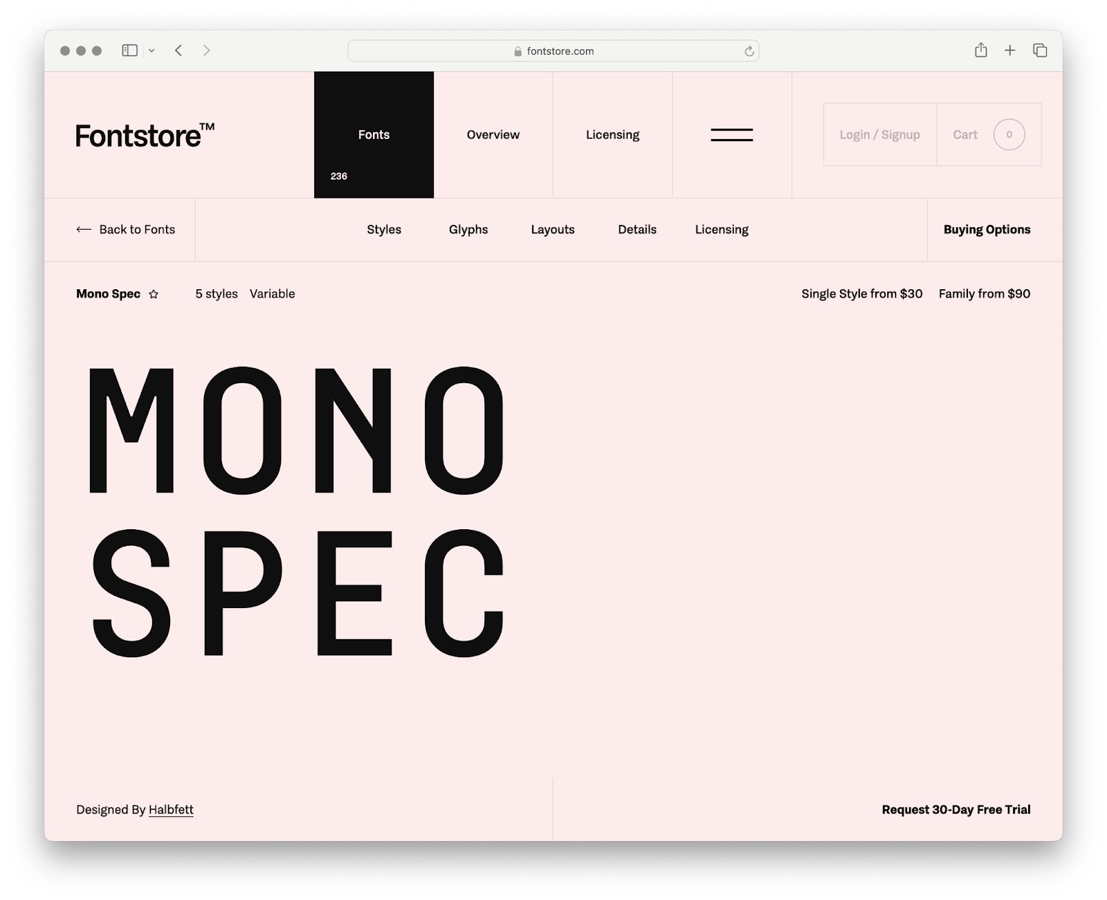 Artifact from the Mono-Spec: A Typeface Melding Industrial Charm and Versatility article on Abduzeedo