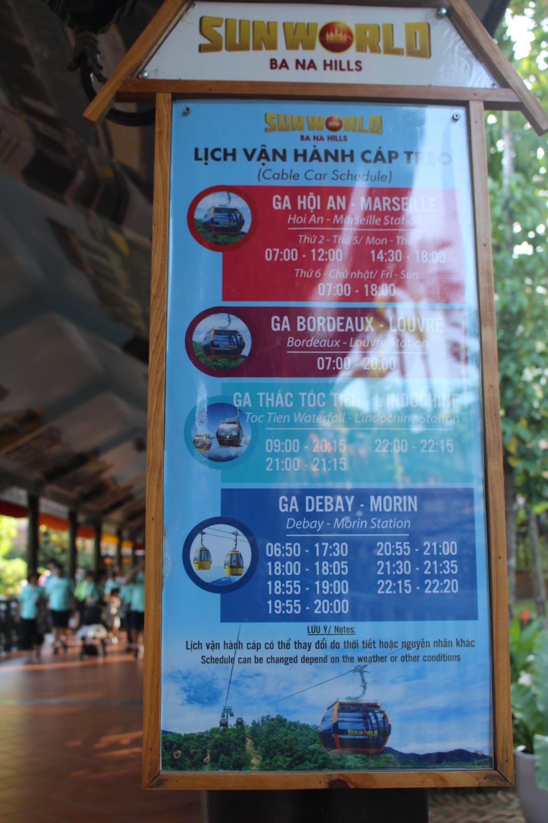 Jadwal Cable Car di Sun World Ba Na Hills Da Nang