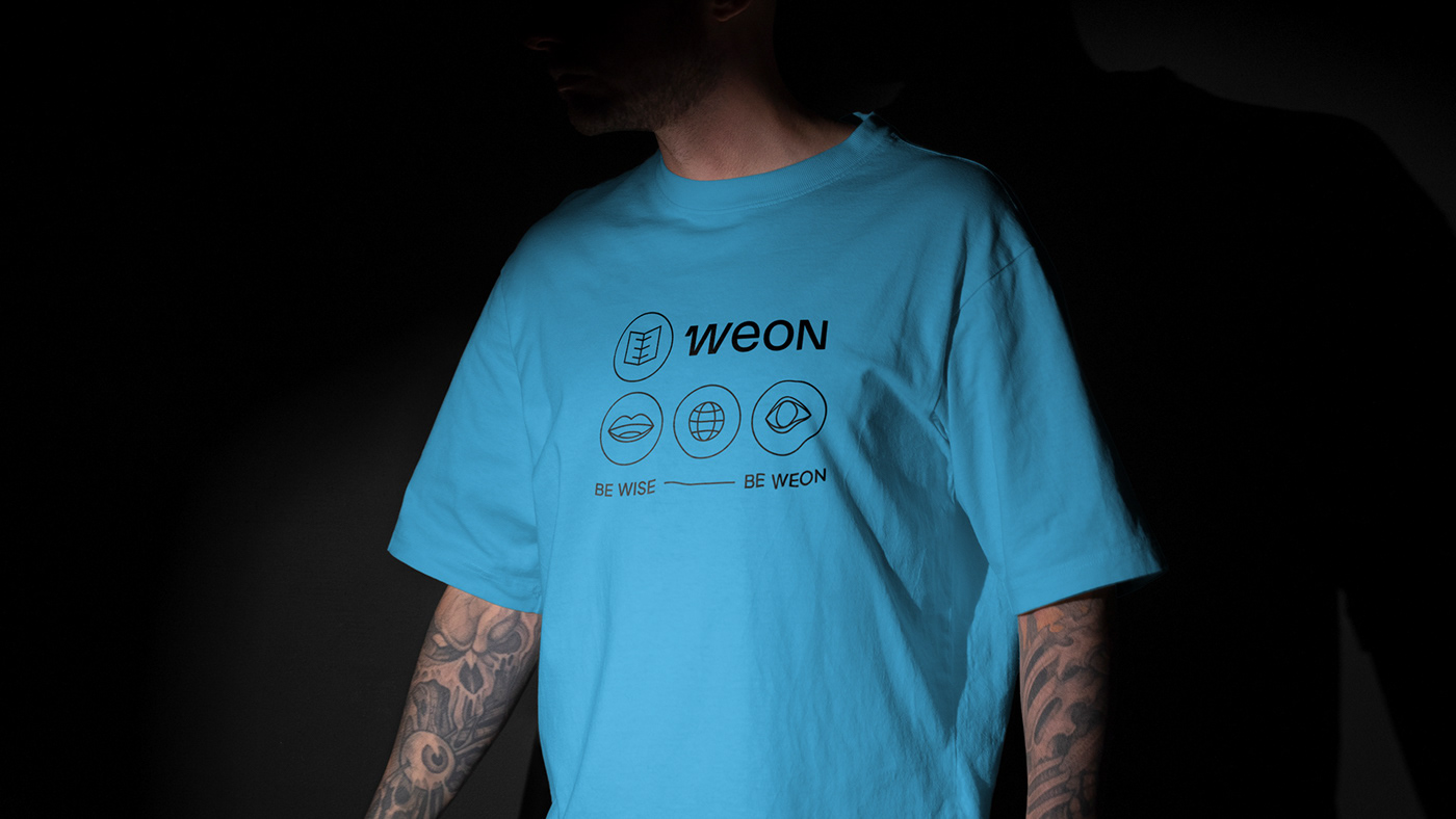 Artifact from the Exploring Weon: Simplicity with Style in Branding in E-Learning article on Abduzeedo