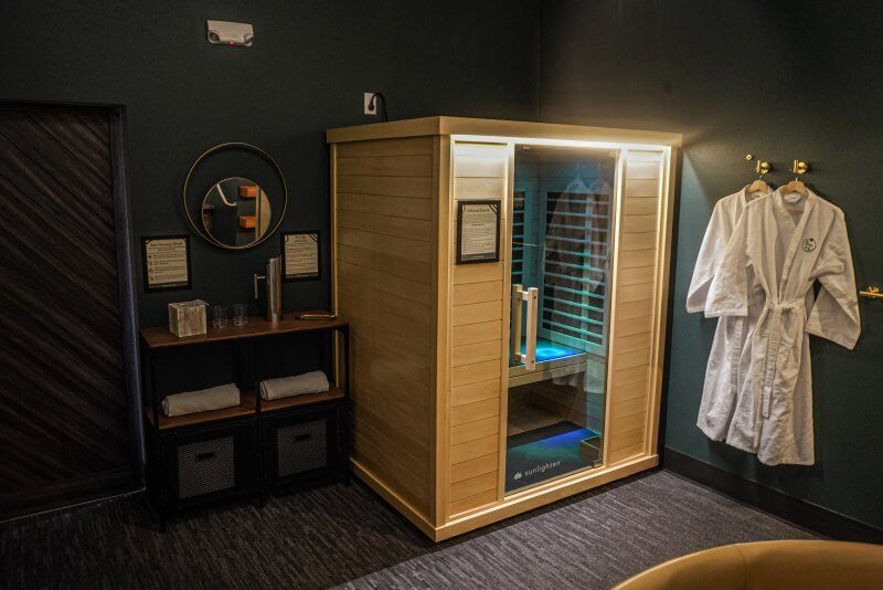 Far Infrared Sauna at Oakwell Beer Spa